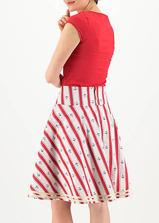 Circle Skirt river Island picknick, sea scout ahoi, Skirts, Red