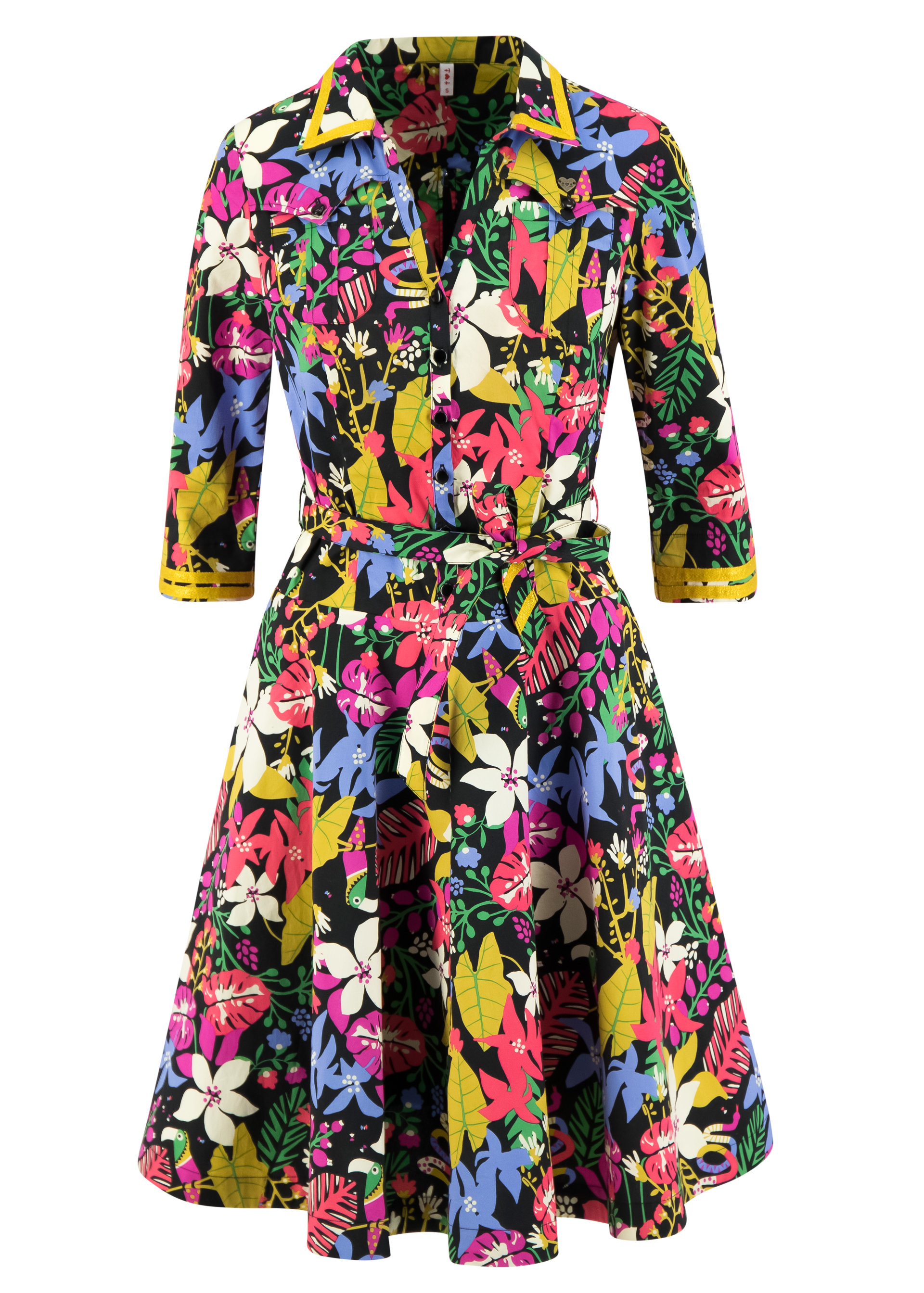 Shirt Dress swinging jamboree, wild night, Dresses, Black