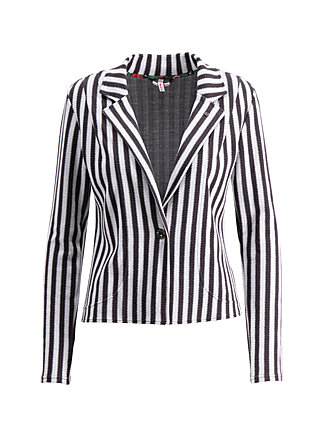 Blazer directrice de cirque, stripes of harmony, Knitted Jumpers & Cardigans, Black