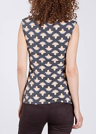 Sleeveless Top frontluke let, daisy diary, Tops, Black