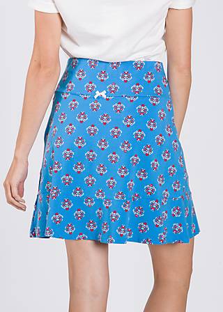 Minirock very me volanterie, blue blommor, Röcke, Blau