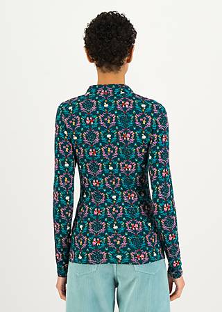 Longsleeve Miraculous Power, banished forest, Shirts, Blau