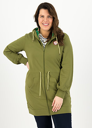Zip Top aura paramour, camo khaki, Knitted Jumpers & Cardigans, Green
