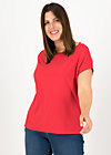 logo flowgirl tee, beloved red, Shirts, Rot