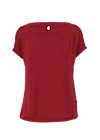 logo flowgirl tee, dark red passion, Tops, Red