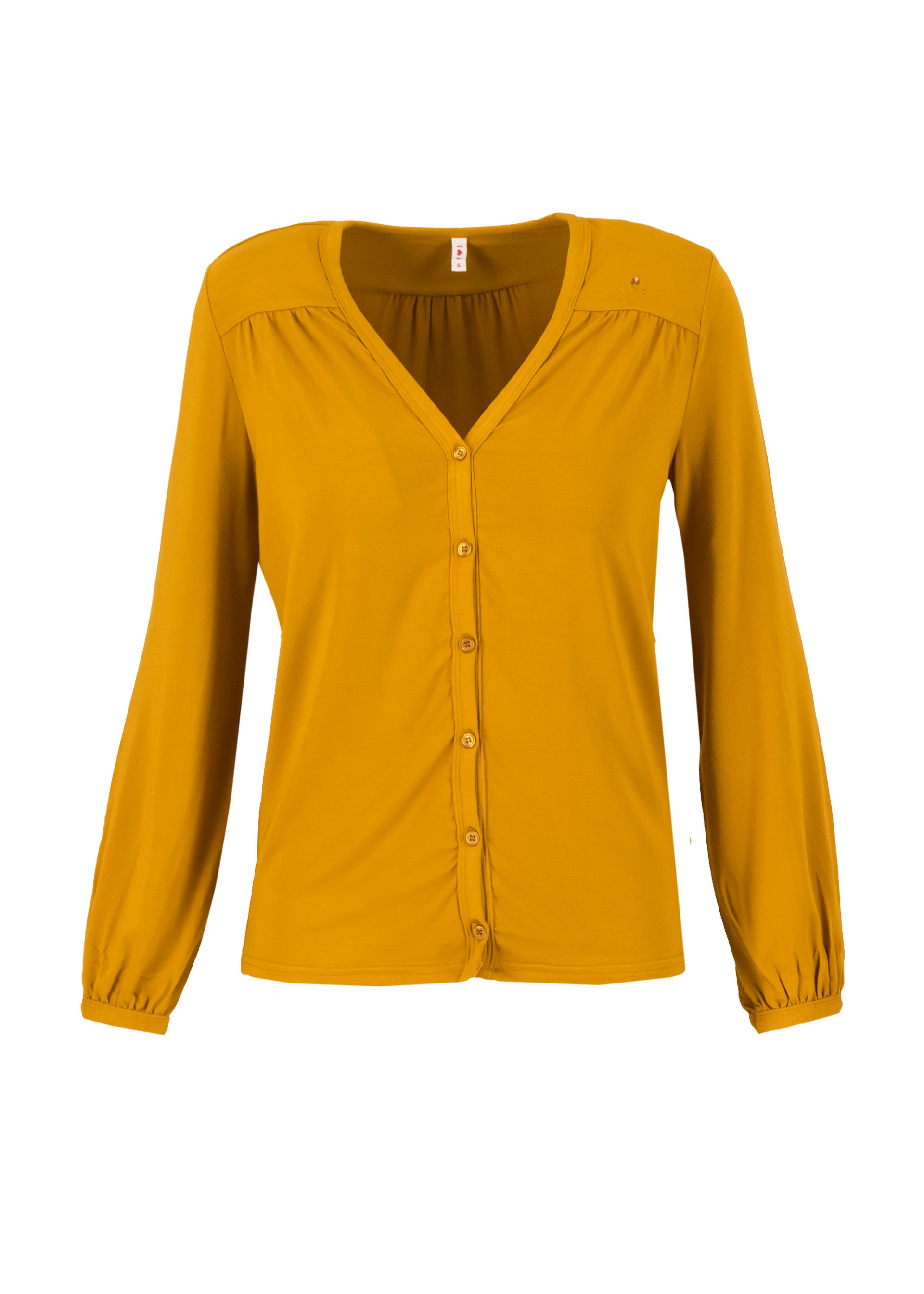 Bluse logo romance blouse, faded brown, Blusen & Tuniken, Braun