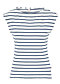 Top logo stripe top, stripe of paris, Tops, White