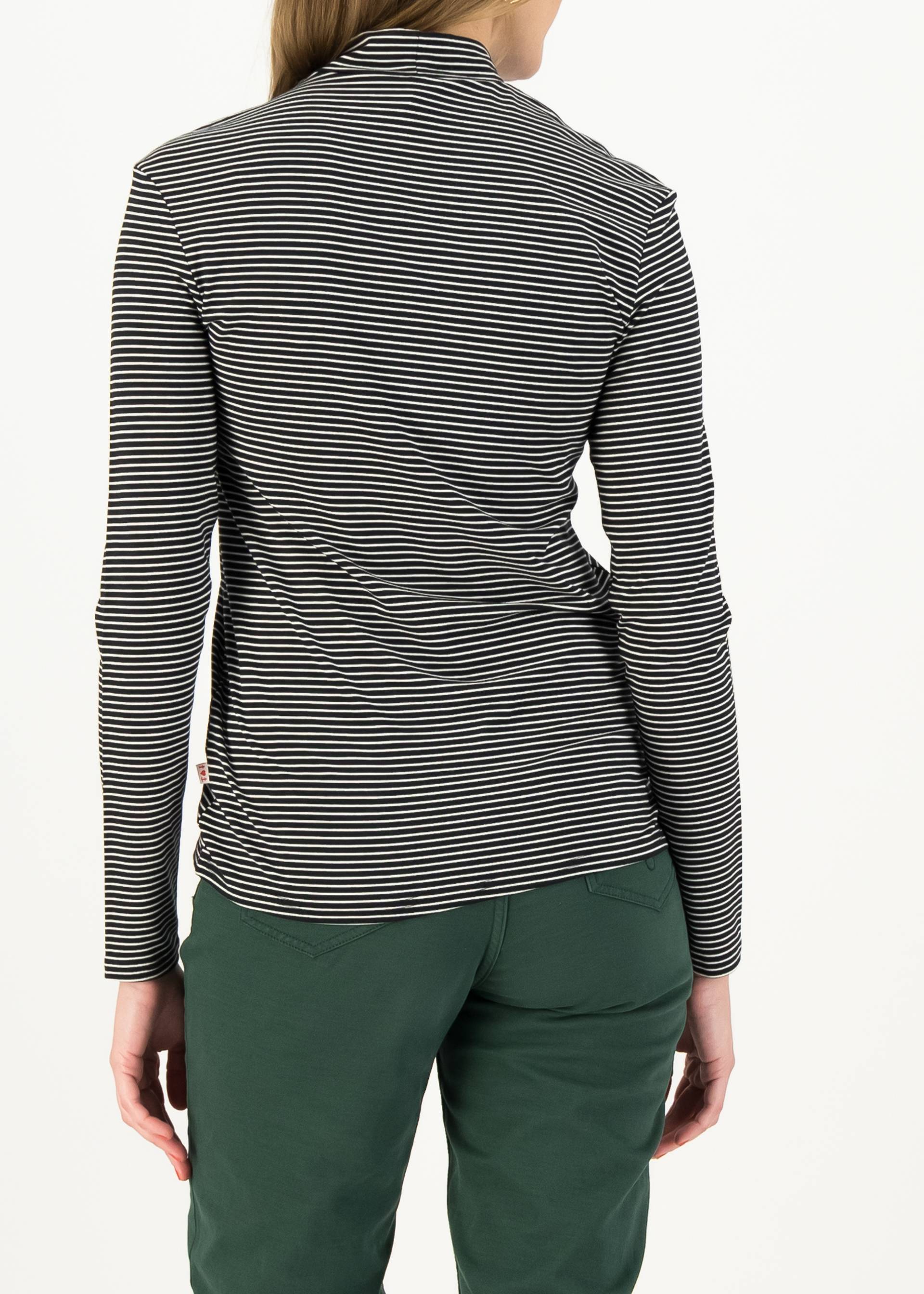 Longsleeve lonely lips turtle , after dark stripes, Shirts, Schwarz