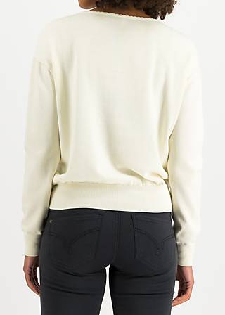 Knitted Jumper Stick am Stück, cornwall rose, Knitted Jumpers, White