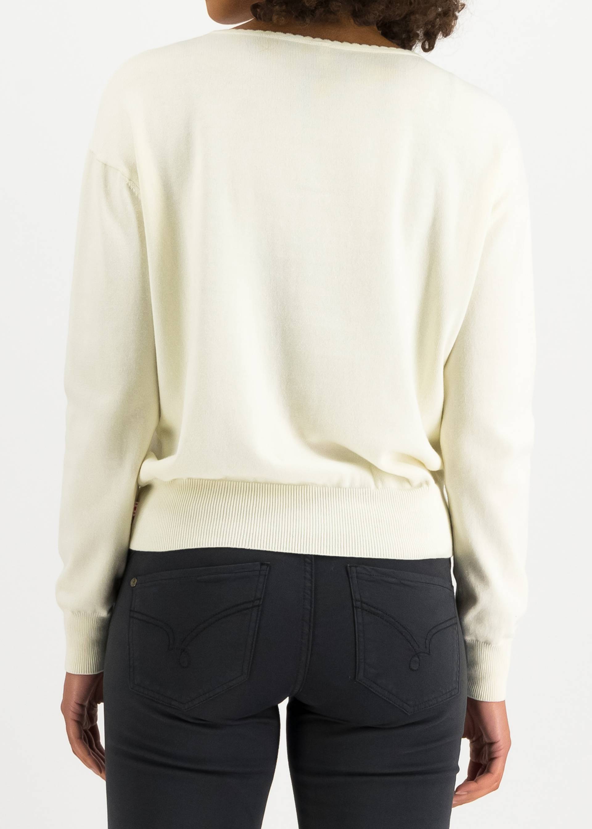 Strickpullover Stick am St&uuml;ck, cornwall rose, Strickpullover, Wei&szlig;