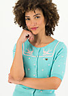 Cardigan tipsy me, sailors beachdot, Knitted Jumpers & Cardigans, Turquoise