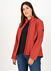 Soft Shell Jacket wanderlust turtle, red stars, Jackets & Coats, Red