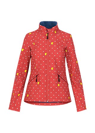 Soft Shell Jacket wanderlust turtle, wellington boots, Jackets & Coats, Red