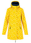 Soft Shell Jacket wild weather long anorak, north sea drops, Jackets & Coats, Yellow