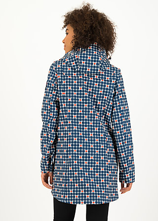 Soft Shell Jacket wild weather long anorak, apple turnover, Jackets & Coats, Blue