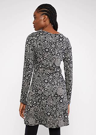 Autumn Dress California Calling, flower field, Dresses, Black