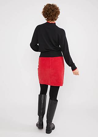 Strickpullover Delicious Minds, mushroom dream black, Strickpullover, Schwarz