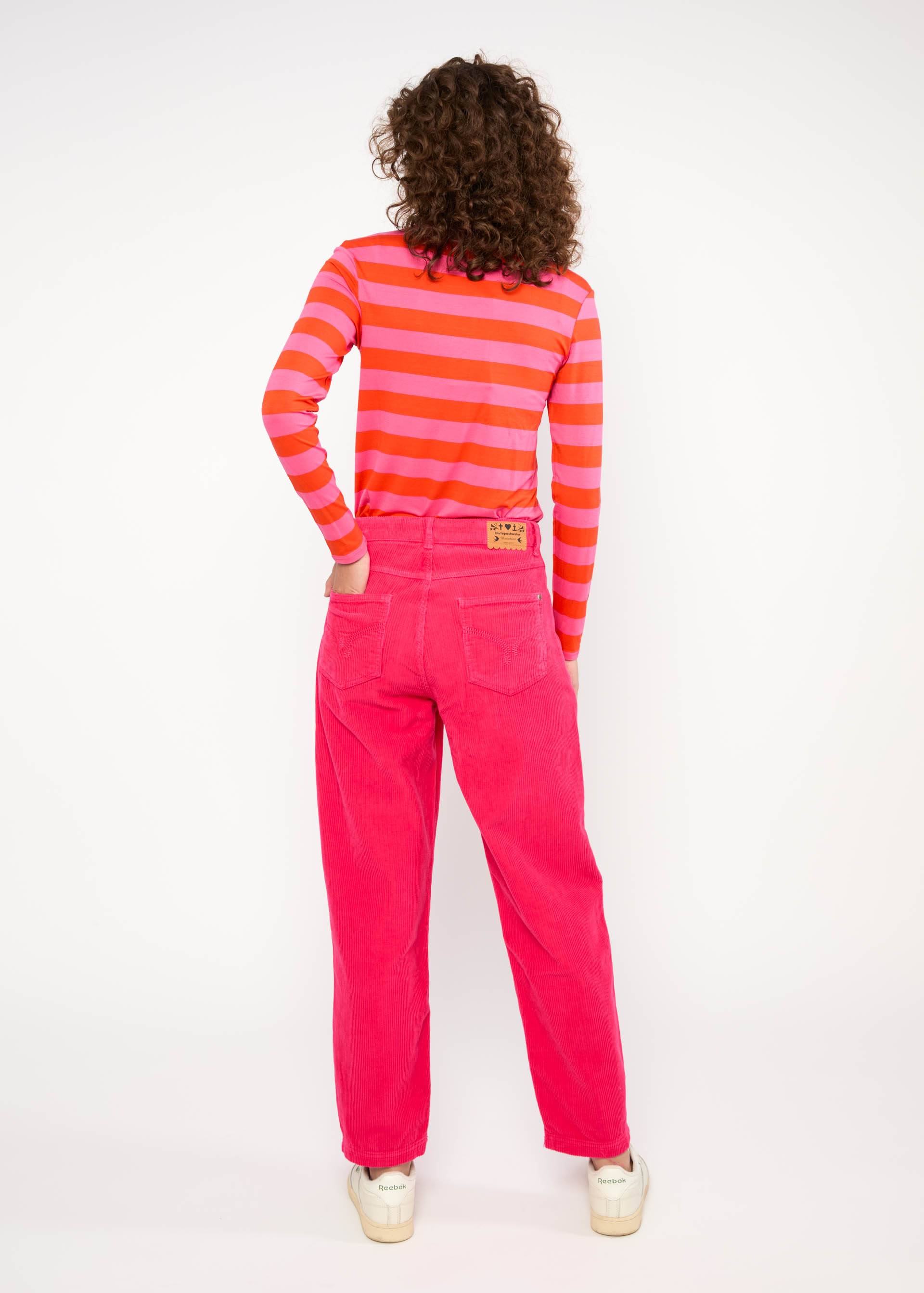 Cordhose High Waist Olotte, pinkish corduroy, Hosen, Rosa