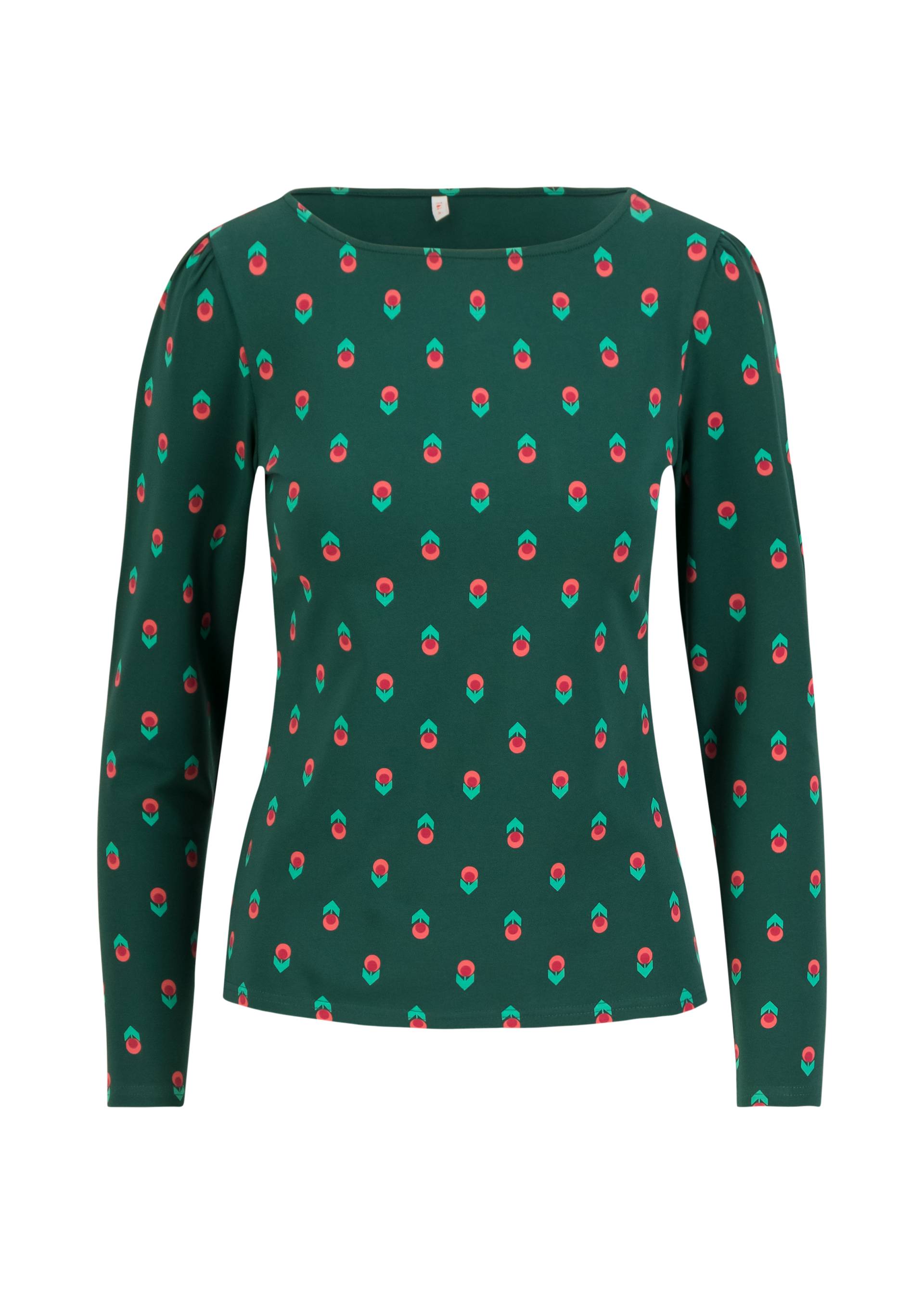 Longsleeve Oh Marine, mountain flower, Tops, Green