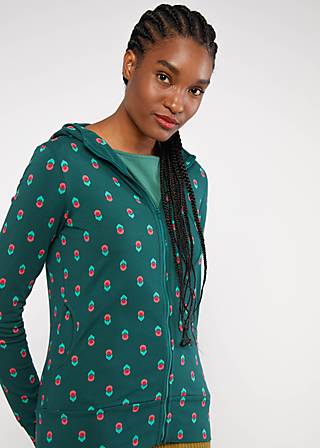 Kapuzenjacke Scuba Duba Zip up, mountain flower, Sweatshirts & Hoodies, Gr&uuml;n