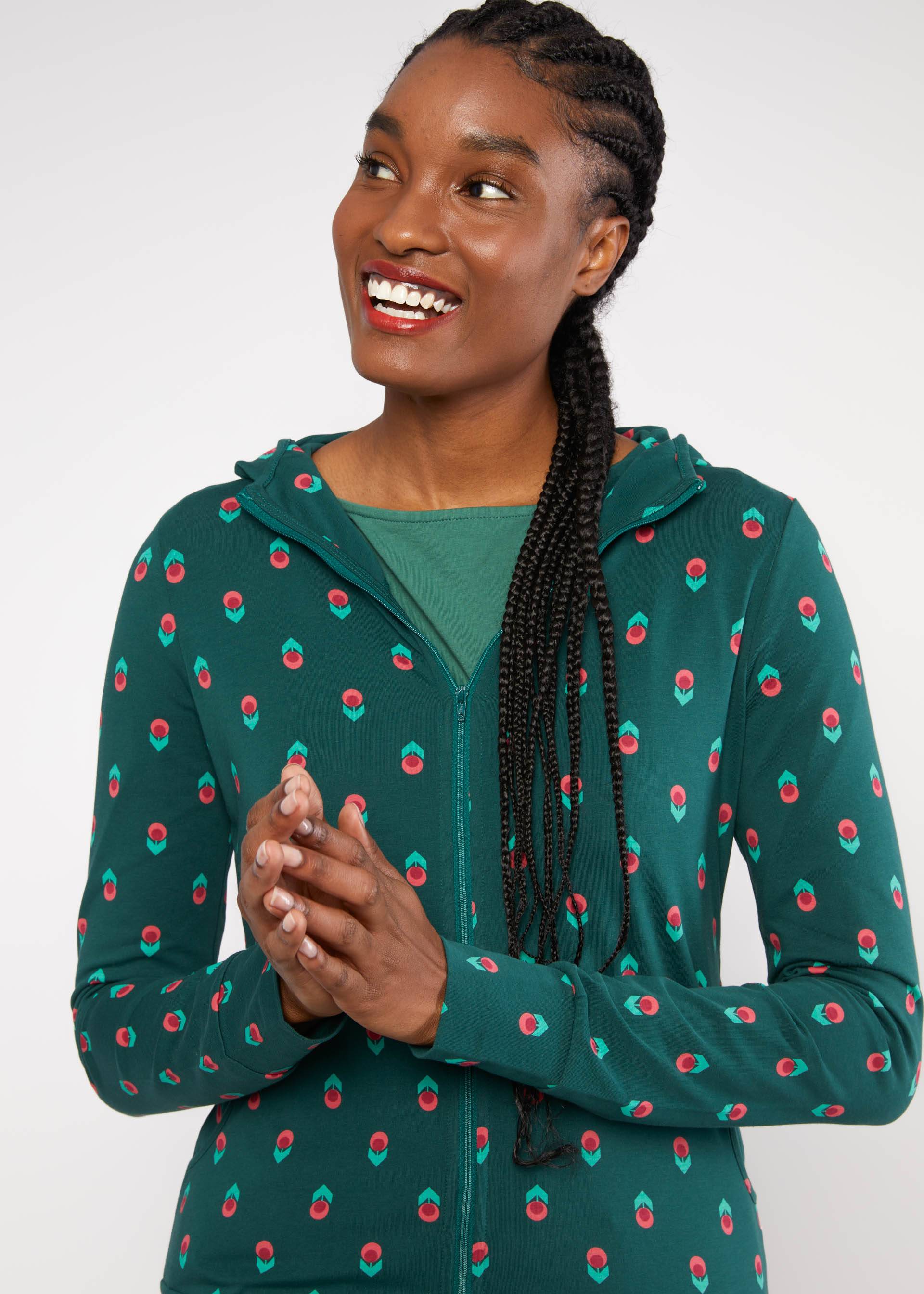 Kapuzenjacke Scuba Duba Zip up, mountain flower, Sweatshirts & Hoodies, Gr&uuml;n