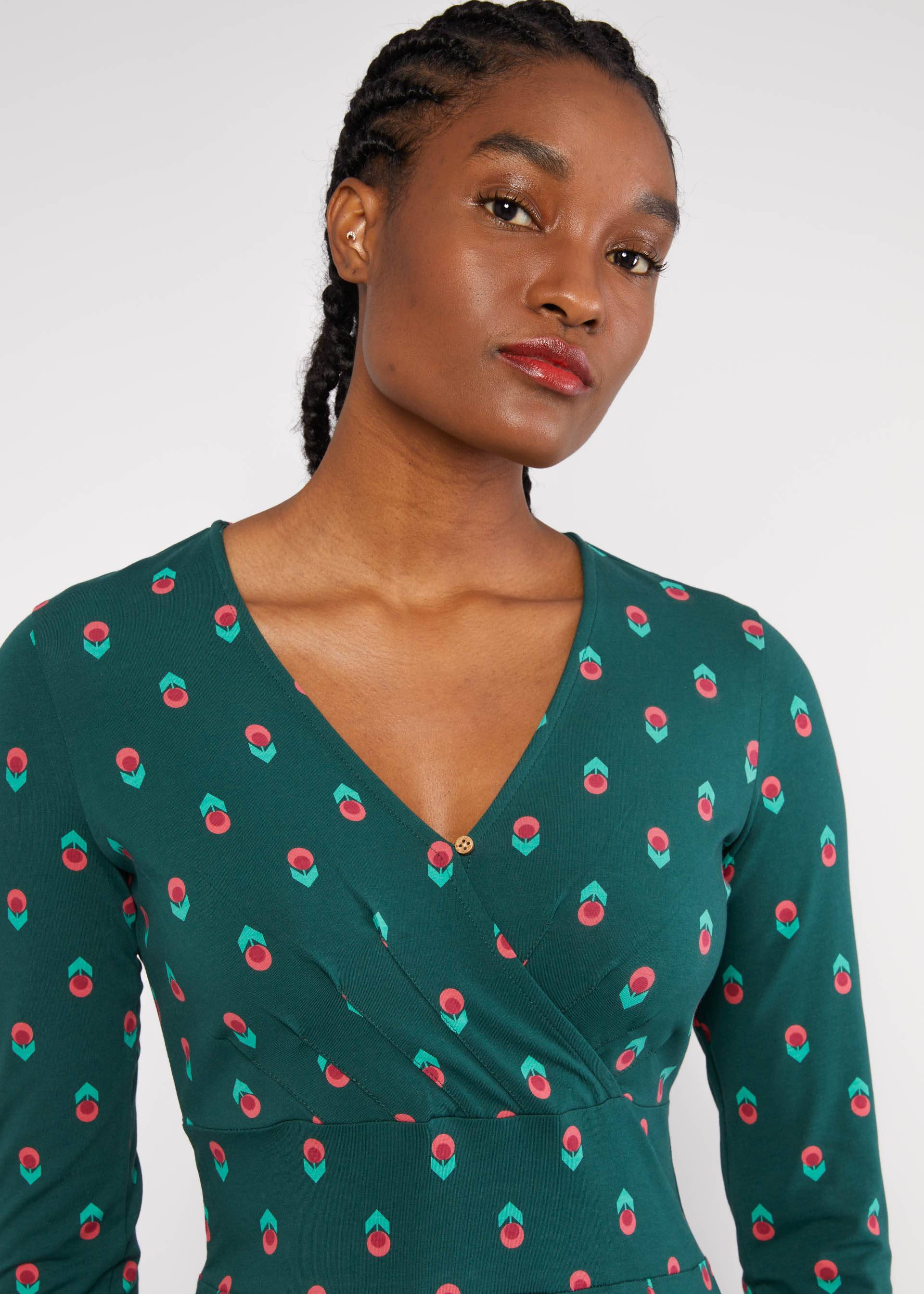 Jerseykleid Shalala Tralala, mountain flower, Kleider, Grün