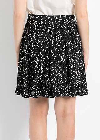 Sommerrock garten eden glocke, sparkling speckle, Röcke, Schwarz