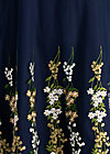 robe de coralie , ice floral tulle, Kleider, Blau