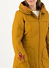 Winter jacket duffle darling decor, goldie for gold, Yellow