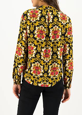 Viskose-Bluse hupp die welle, high class, Blusen & Tuniken, Schwarz