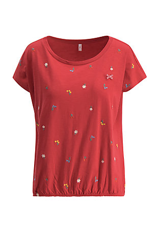 T-Shirt bring me edelweiss, red meadow, Tops, Red