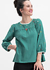 in love with alm oehi, green meadow, Shirts, Blau