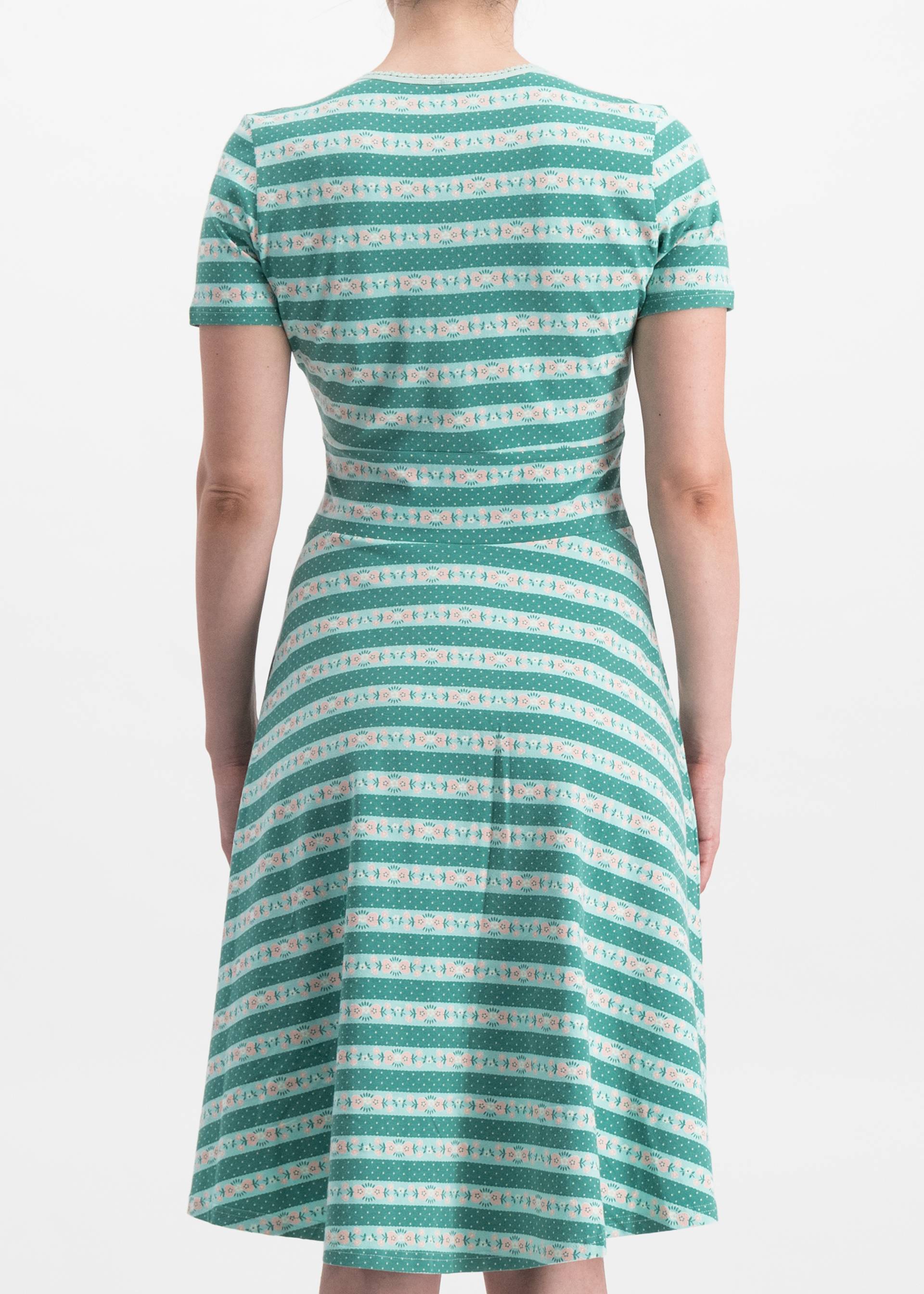 Jerseykleid polkam&auml;del, follow the fox , Kleider, T&uuml;rkis