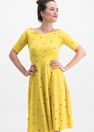 roswitas dolcevita, fly over alpine, Dresses, Yellow