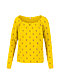 Longsleeve girls to the front, après ski, Tops, Yellow