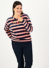 Pullover samtpfoten, ski stripe, Sweatshirts & Hoodies, Blau