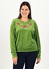 Pullover samtpfoten, yarn green, Sweatshirts & Hoodies, Grün