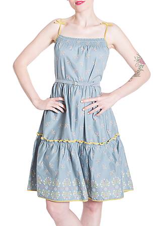 Sommerkleid spaghetti wardrobe dress, beijing bling, Kleider, Blau