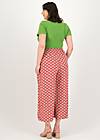 Culottes in fully bloom, ticket to joy, Trousers, Red