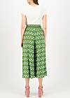 Culottes in fully bloom, sing into spring, Trousers, Green