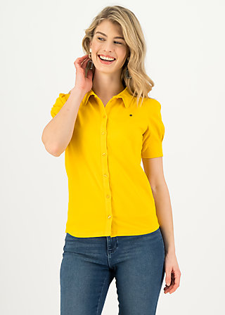 Shirt logo blouse, healing yellow, Shirts, Yellow