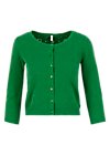 logo cardigan roundneck short, green anchor ahoi, Knitted Jumpers & Cardigans, Green