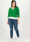 logo cardigan v-neck 3/4 arm, green anchor ahoi, Knitted Jumpers & Cardigans, Green