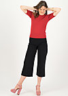 Knitted Jumper logo pully roundneck 1/2 arm, bright red, Knitted Jumpers & Cardigans, Red