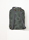 Backpack wild weather lovepack, whispering leaves, Accessoires, Green