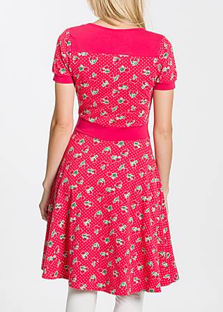 Jerseykleid wings of spring, carries cherries, Kleider, Rot