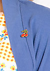 logo bolero, blue flower, Strickpullover & Cardigans, Blau