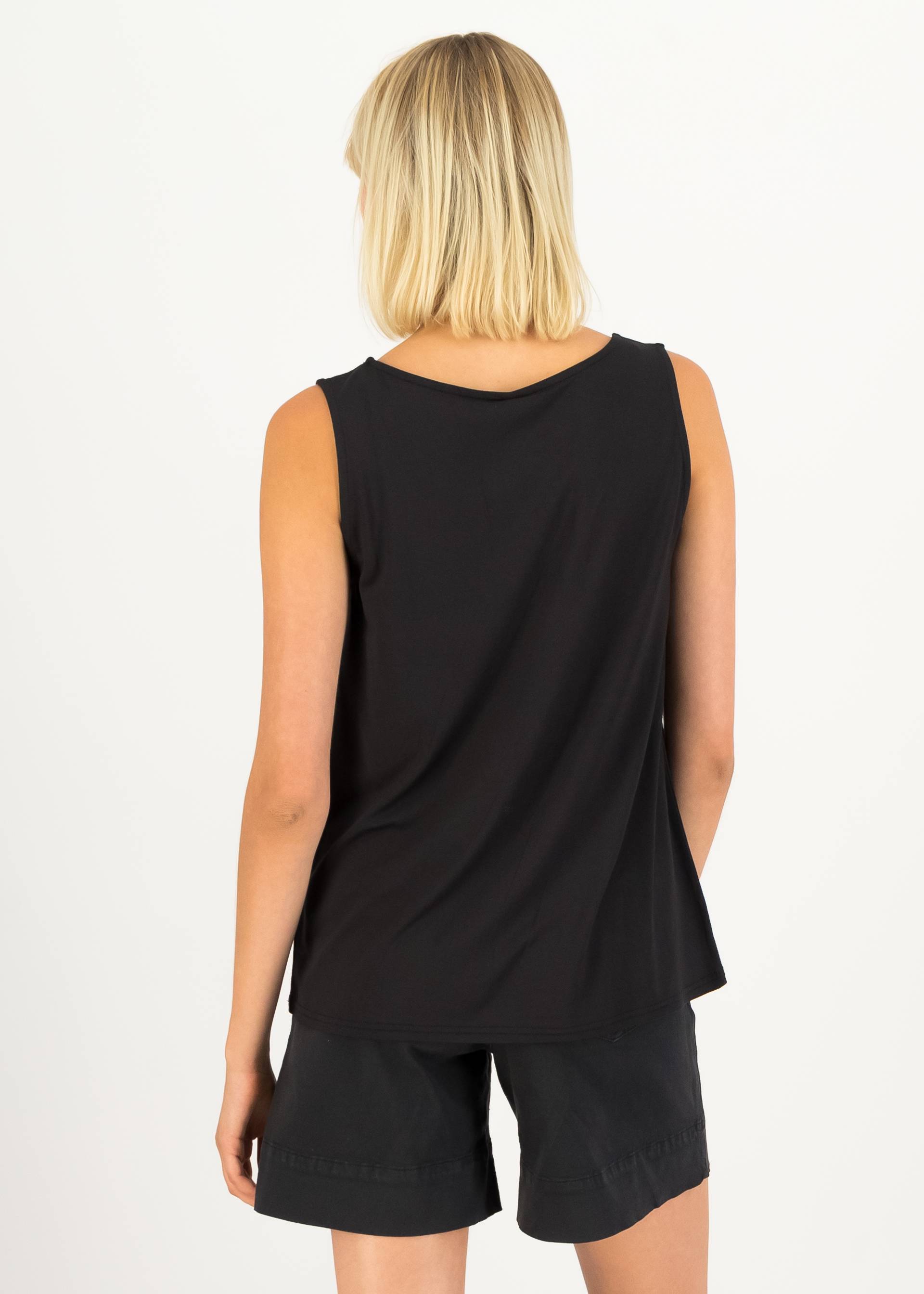 Top Graceful Belle , perroquet noir, Shirts, Schwarz