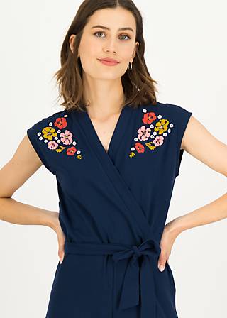 Jumpsuit Hello Fritjes Culotte, bleu de la mer, Hosen, Blau