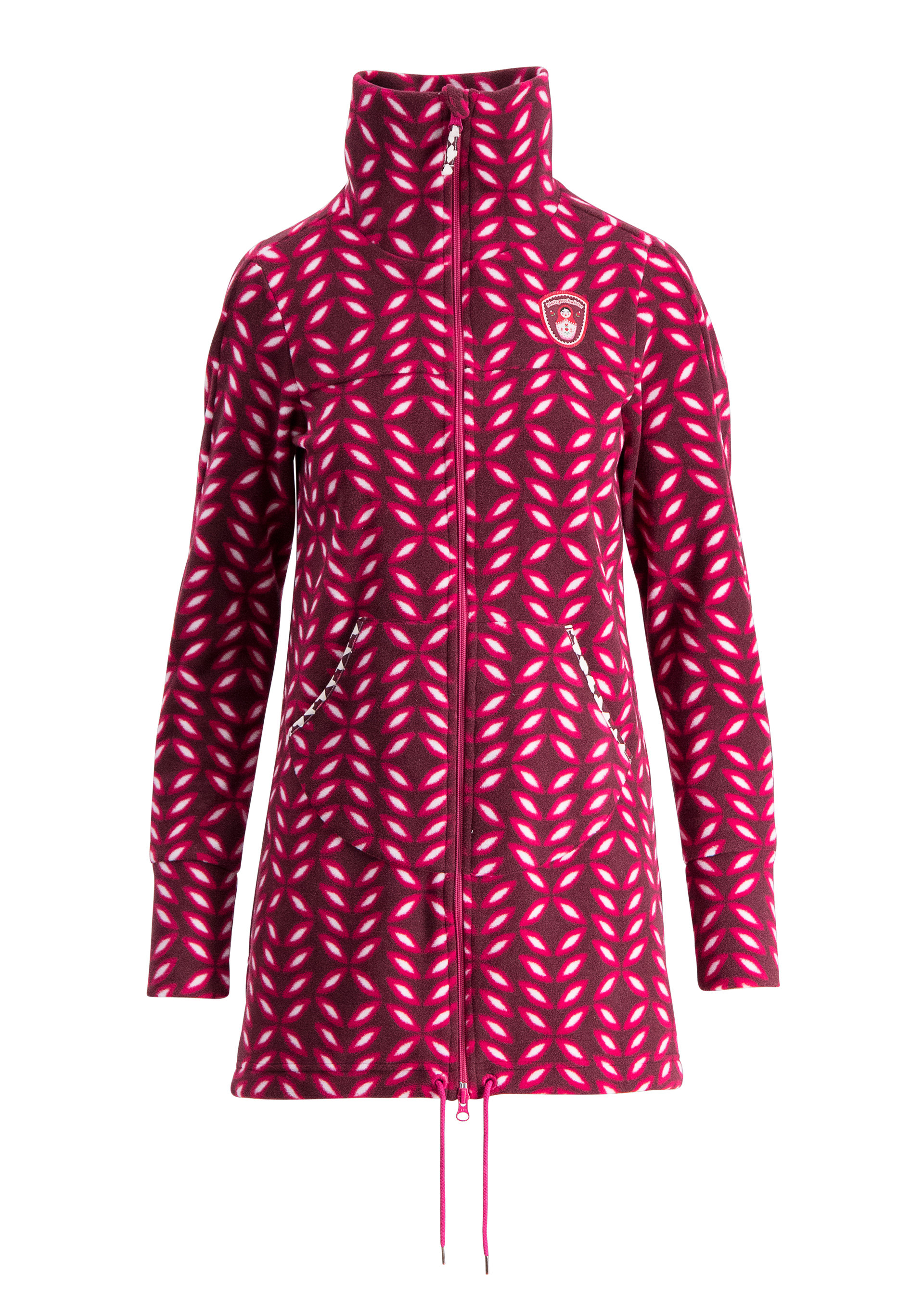 Fleecejacke paris mon amour, jeannie beanie, Jacken & M&auml;ntel, Rot